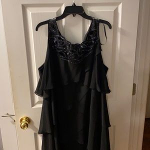 Black beaded dress